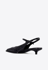 Miu Miu 35 Studded Leather Slingback Pumps Black 5I308E069_F057Z_Black_29850693