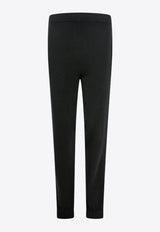 Saint Laurent Cashmere Slim Elastic-Waistband Pants 765442YALL2_1000_Black_29854054