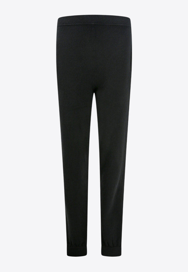 Saint Laurent Cashmere Slim Elastic-Waistband Pants 765442YALL2_1000_Black_29854054