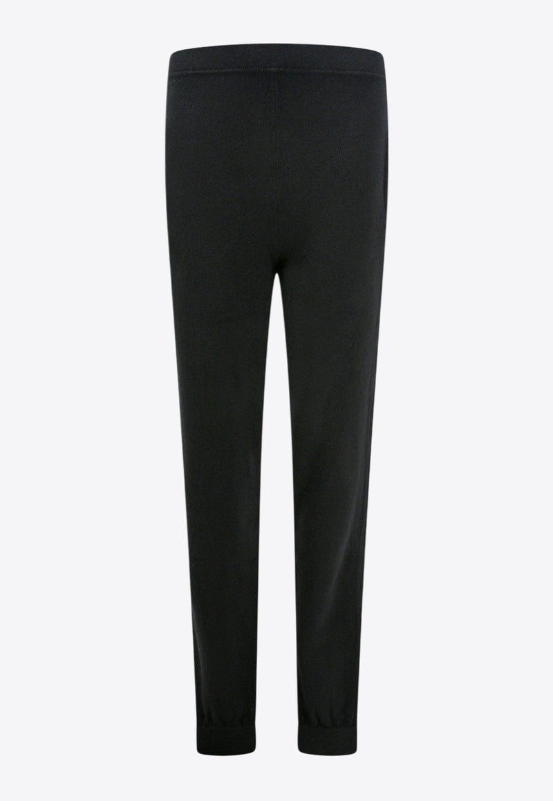 Saint Laurent Cashmere Slim Elastic-Waistband Pants 765442YALL2_1000_Black_29854054