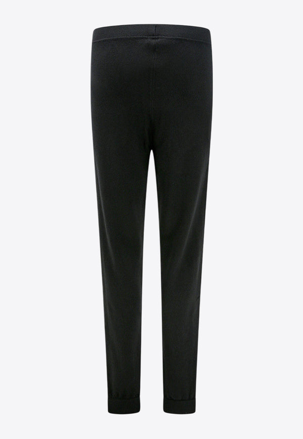 Saint Laurent Cashmere Slim Elastic-Waistband Pants 765442YALL2_1000_Black_29854054