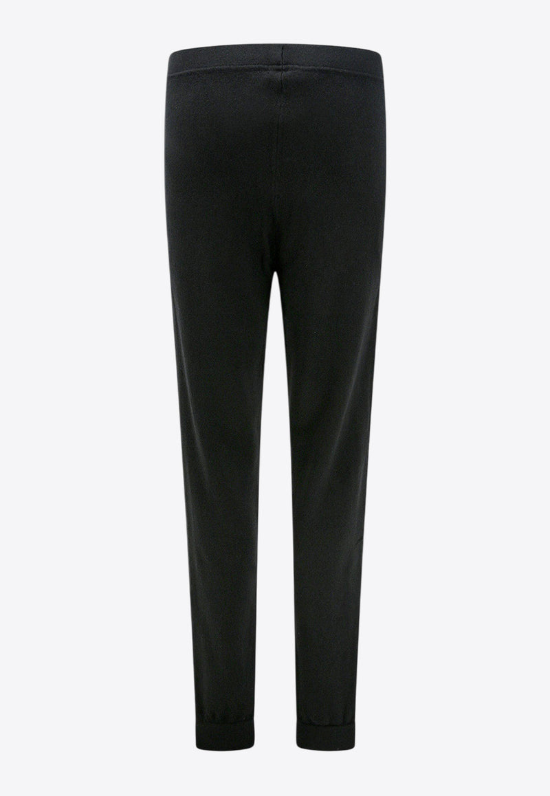 Saint Laurent Cashmere Slim Elastic-Waistband Pants 765442YALL2_1000_Black_29854054