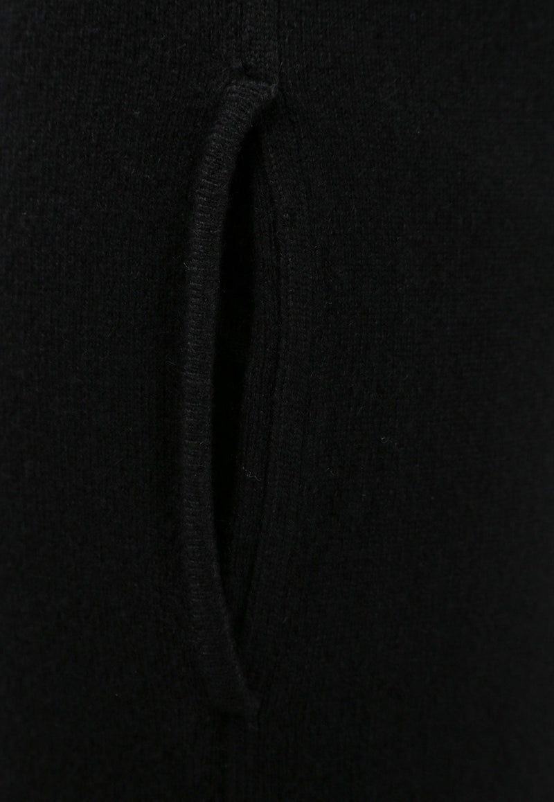 Saint Laurent Cashmere Slim Elastic-Waistband Pants 765442YALL2_1000_Black_29854054