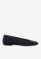 Burberry EKD Openwork Ballet Flats Black 8088424_A1189_Black_29847759