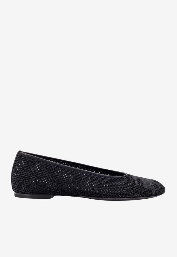 Burberry EKD Openwork Ballet Flats Black 8088424_A1189_Black_29847759