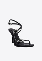 Alexander Wang Dome 105 Strappy Leather Sandals Black 30124S005_001_Black_29845692