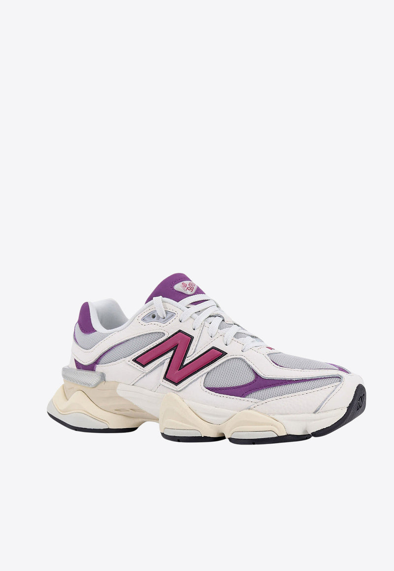 New Balance 9060 Lace-Up Sneakers Purple U9060ESC_SEASALT_Purple_29850294