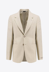 Fendi Wool Single-Breasted Blazer Beige FJ0798AR8T_F1MTE_Beige_29849565