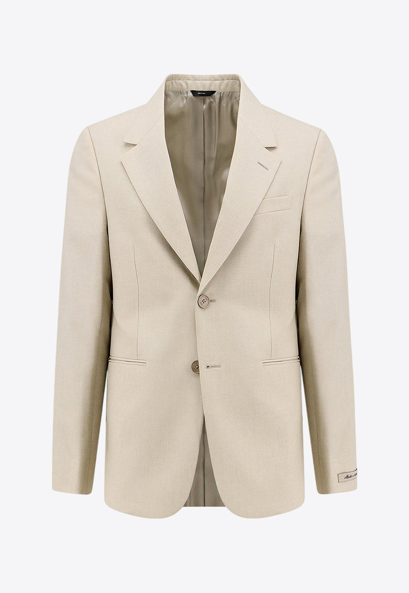 Fendi Wool Single-Breasted Blazer Beige FJ0798AR8T_F1MTE_Beige_29849565