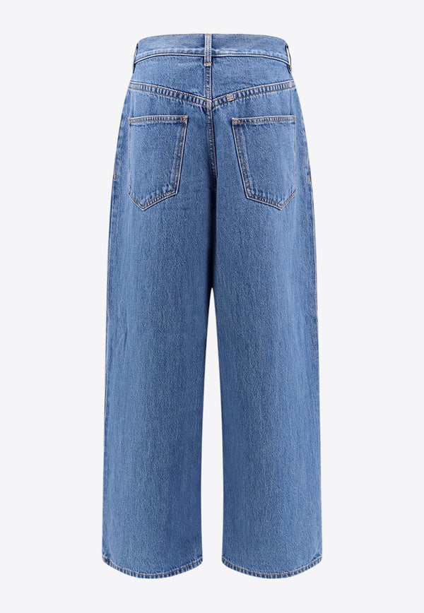 Givenchy 4G Logo Wide-Leg Jeans Blue BW514A5Z1F_402_Blue_29843297