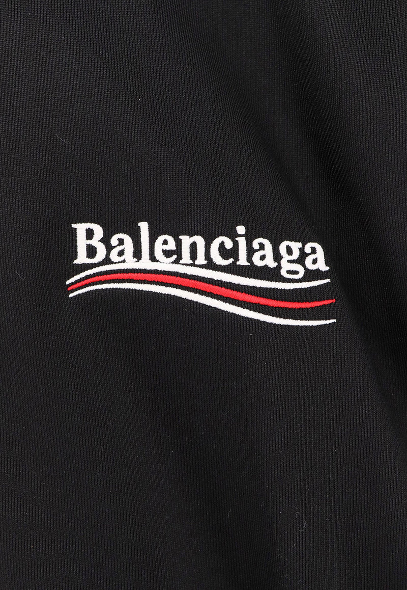 Balenciaga Political Campaign Windbreaker Jacket Black 818502TRVE2_1089_Black_29843606