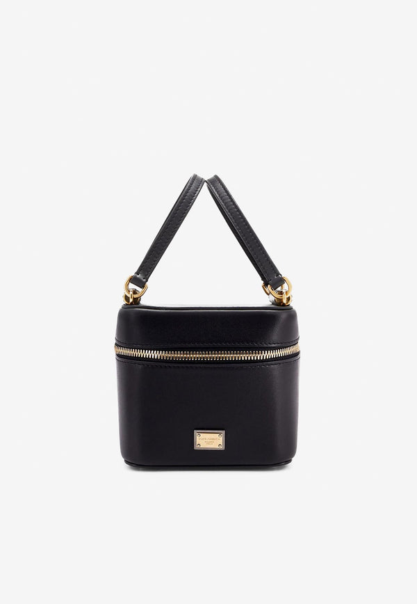 Dolce & Gabbana Sicily Calf Leather Cube Top Handle Bag Black BB7715B7321_80999_Black_29847363