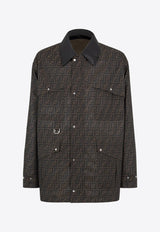 Fendi Single-Breasted FF Jacquard Jacket Brown FW1329ASCK_F1440_Brown_29851362