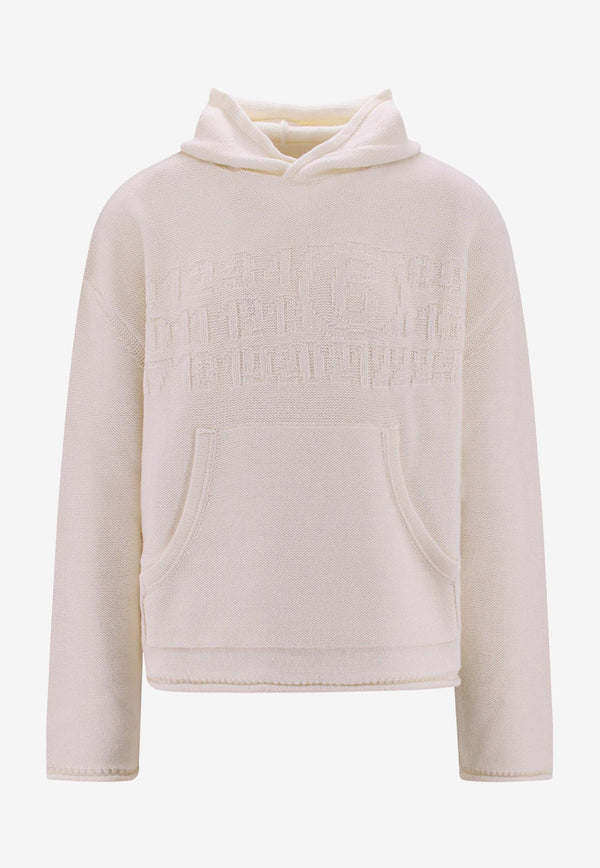MM6 Maison Margiela Embroidered Logo Hooded Sweatshirt White S52GP0150S18286_100J_White_29847088