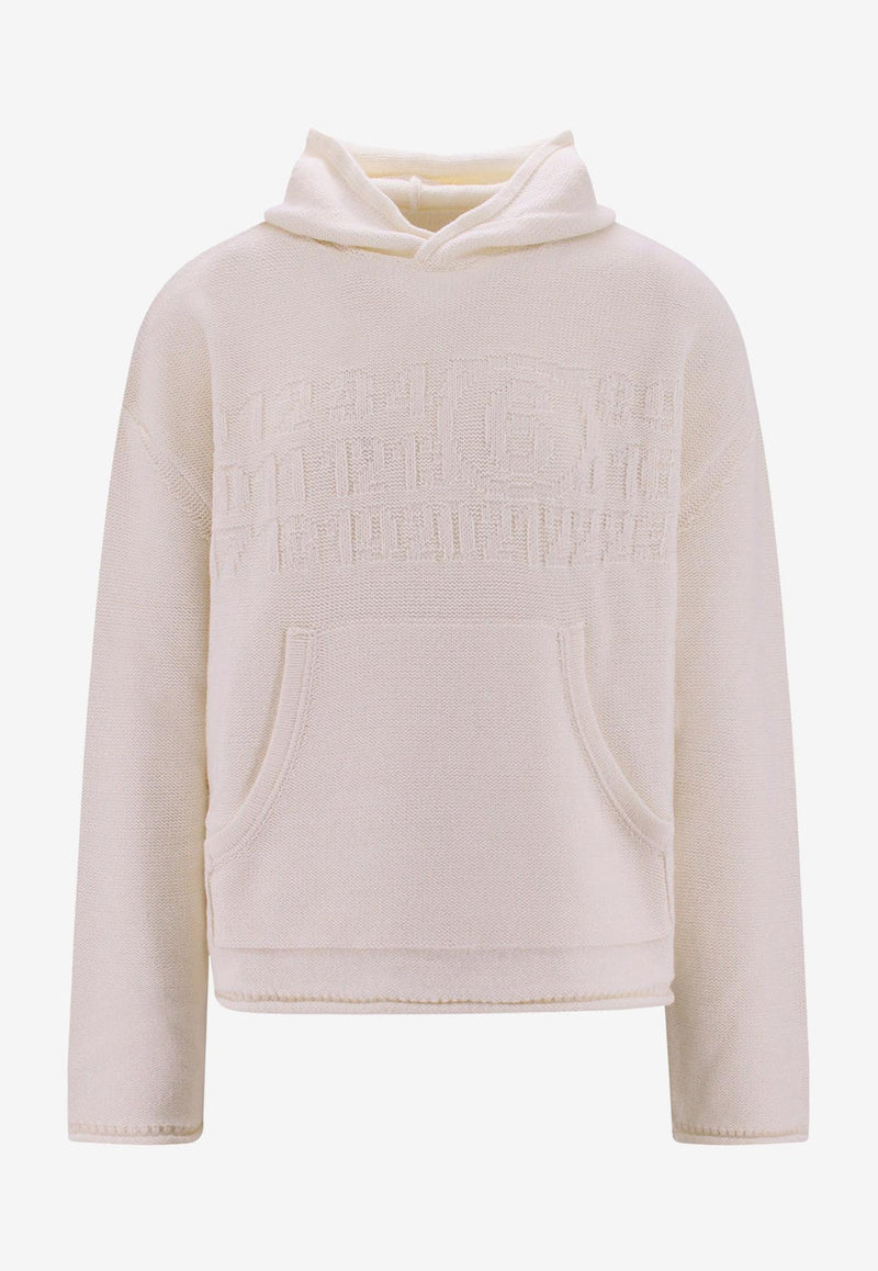 MM6 Maison Margiela Embroidered Logo Hooded Sweatshirt White S52GP0150S18286_100J_White_29847088
