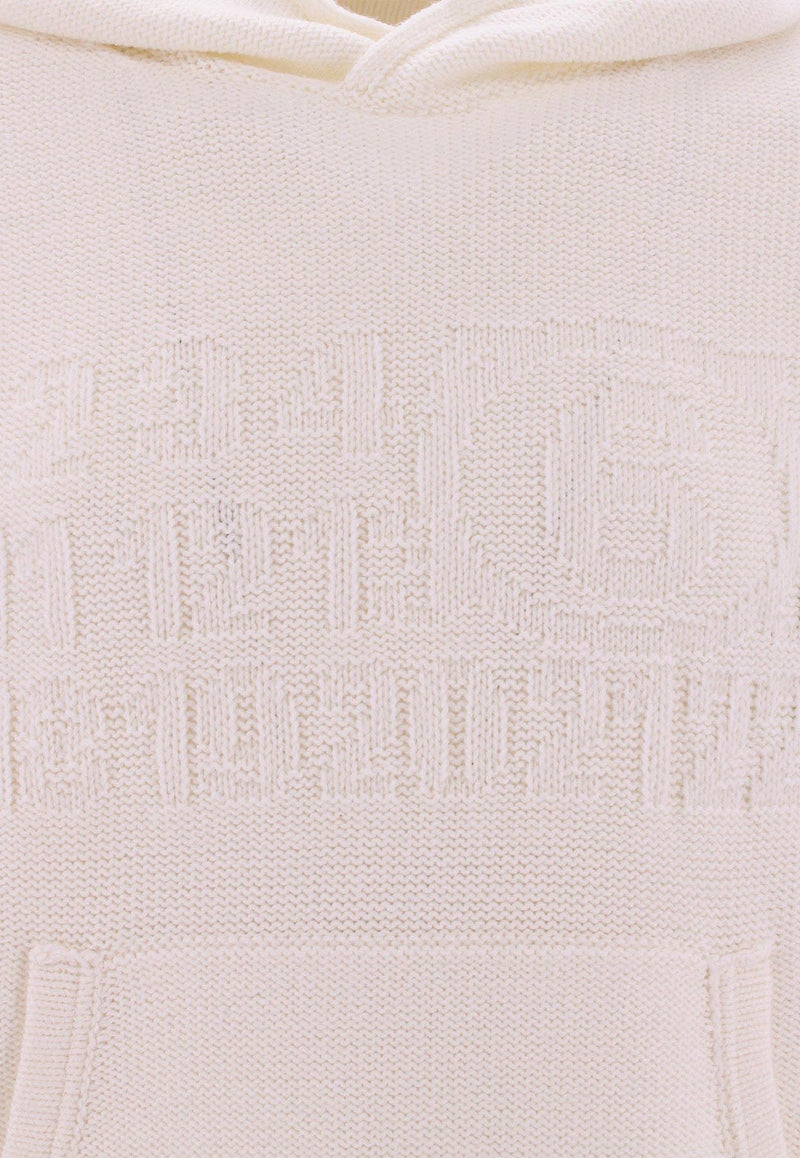 MM6 Maison Margiela Embroidered Logo Hooded Sweatshirt White S52GP0150S18286_100J_White_29847088