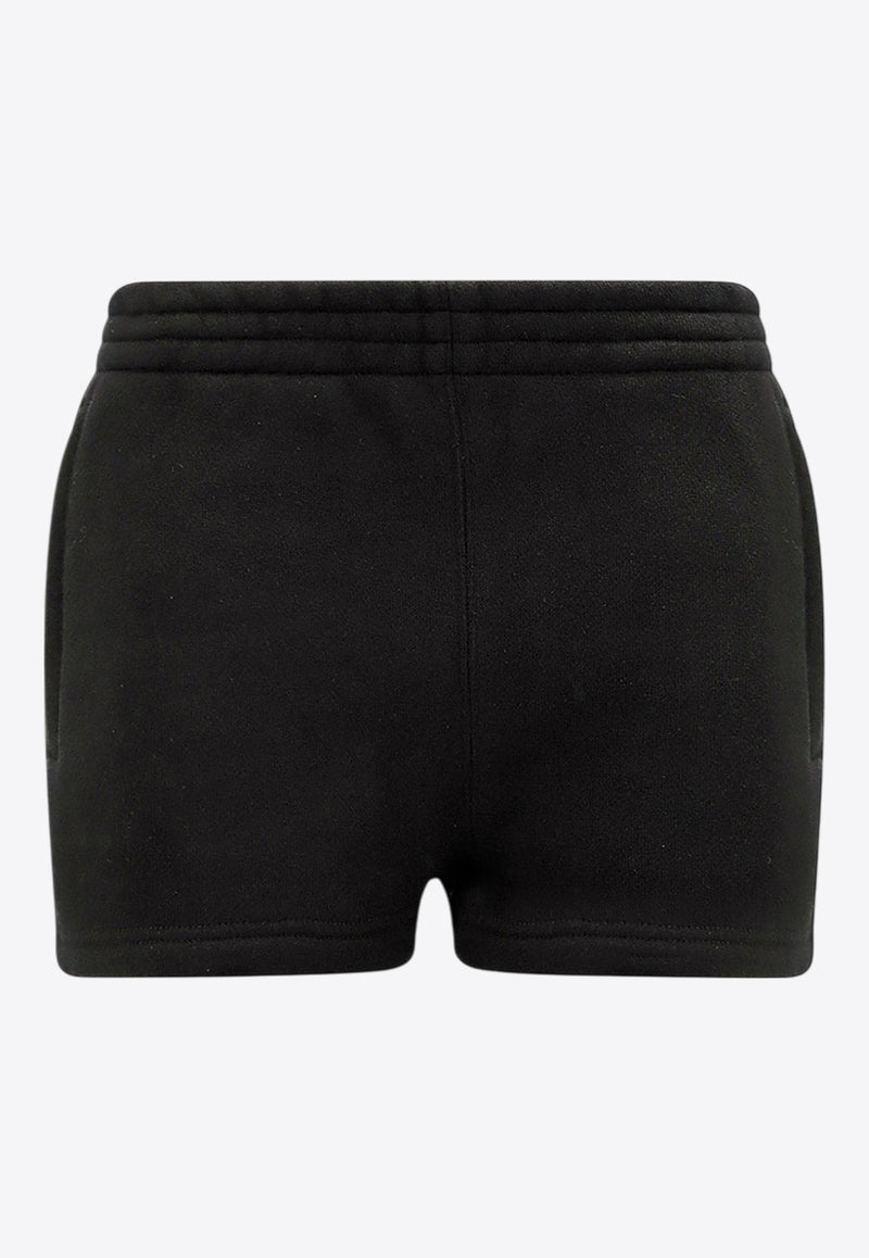 Alexander Wang Logo Print Track Shorts Black 4CC3224349_001_Black_29844388