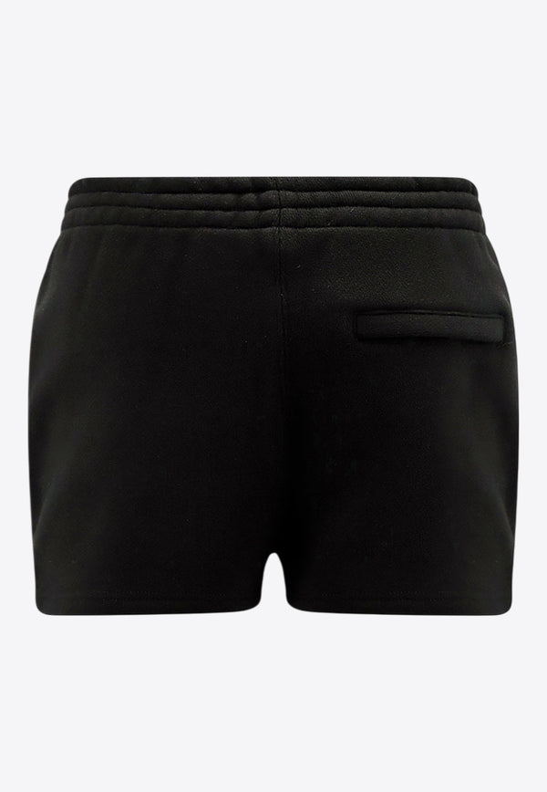 Alexander Wang Logo Print Track Shorts Black 4CC3224349_001_Black_29844388