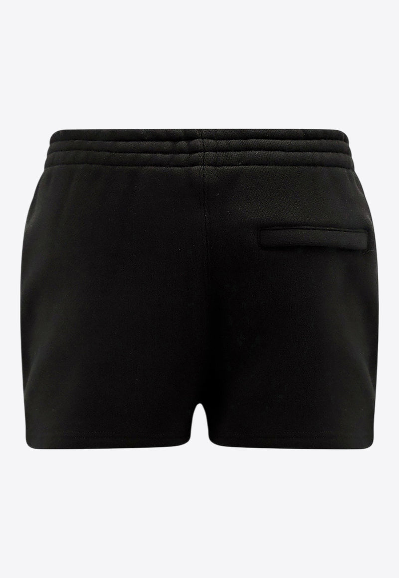 Alexander Wang Logo Print Track Shorts Black 4CC3224349_001_Black_29844388