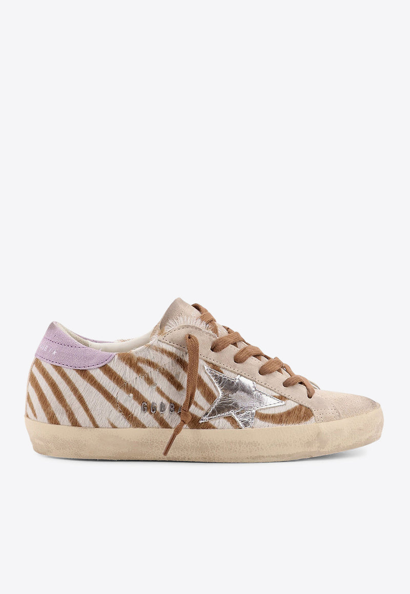 Golden Goose DB Super-Star Pony Skin Print Sneakers Brown GWF00101F00750782997_Brown_29857092