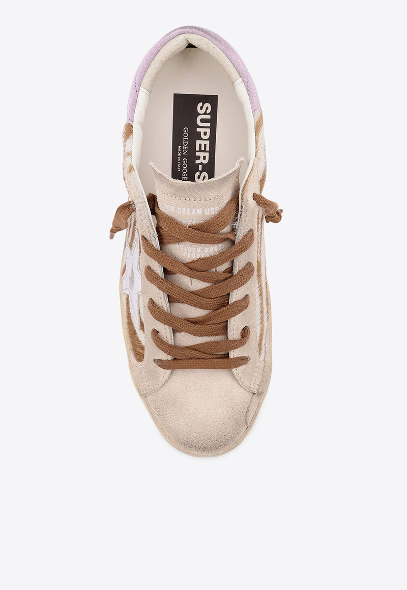 Golden Goose DB Super-Star Pony Skin Print Sneakers Brown GWF00101F00750782997_Brown_29857092