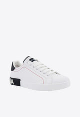 Dolce & Gabbana Portofino Leather Low-Top Sneakers White CS2216AH526_89697_White_29844083