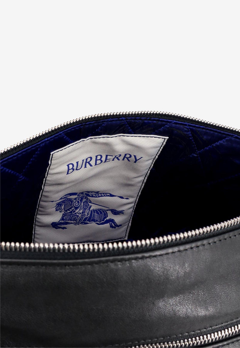 Burberry Shield Leather Messenger Bag Black 8089292_B9744_Grey_29845174