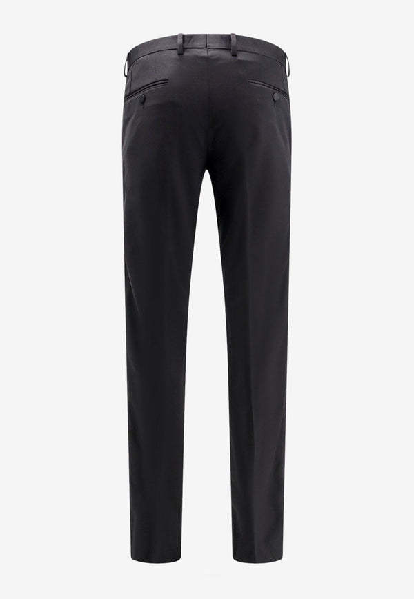 Dolce & Gabbana Wool and Silk Tailored Pants Black GWZMXTGG861_N0000_Black_29847345