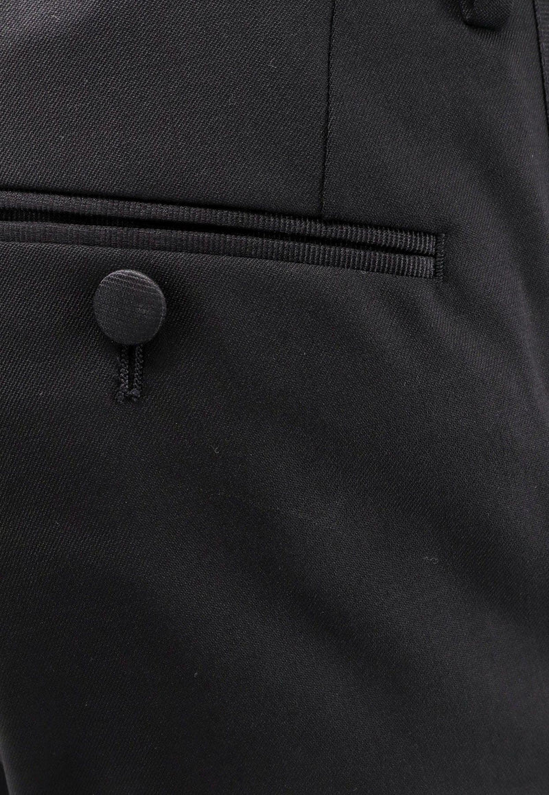 Dolce & Gabbana Wool and Silk Tailored Pants Black GWZMXTGG861_N0000_Black_29847345