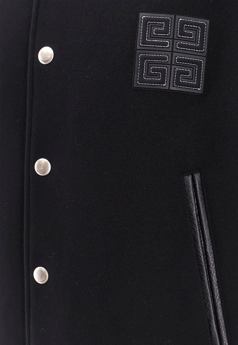 Givenchy 4G Logo Patch Bomber Jacket Black BM011S6Y3K_001_Black_29844390