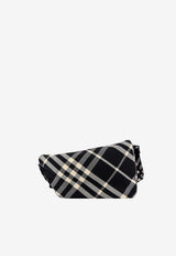 Burberry Shield Checked Messenger Bag Black 8089304_A1189_Black_29843828