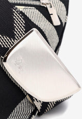 Burberry Shield Checked Messenger Bag Black 8089304_A1189_Black_29843828