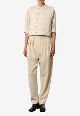 Lemaire Tailored Wool-Blend Pants Beige PA1178LF1362_BG198_Beige_29851298