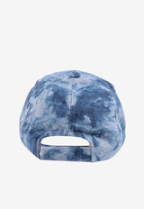 Isabel Marant Tyron Tie-Dye Logo Baseball Cap Blue CQ001XHAA1C11J_30BU_Blue_29848357