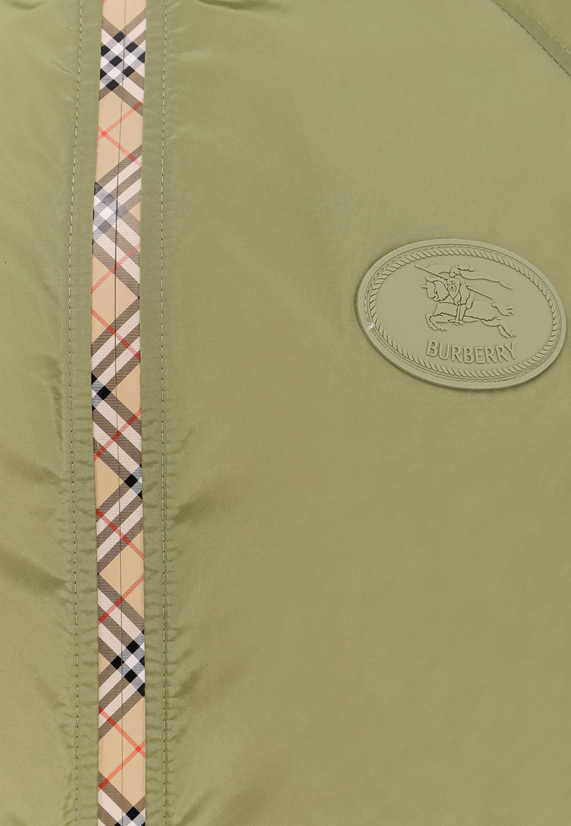 Burberry EKD Patch Windbreaker Jacket Olive 8110992C2982_WREATH_29840682