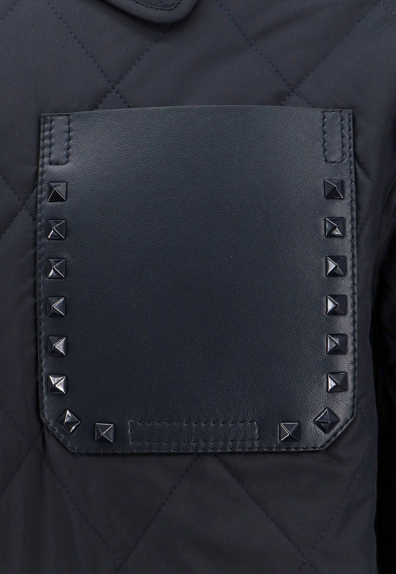 Valentino Zip-Up Padded Jacket Blue 4V3CLH37A0L_598_Blue_29844295