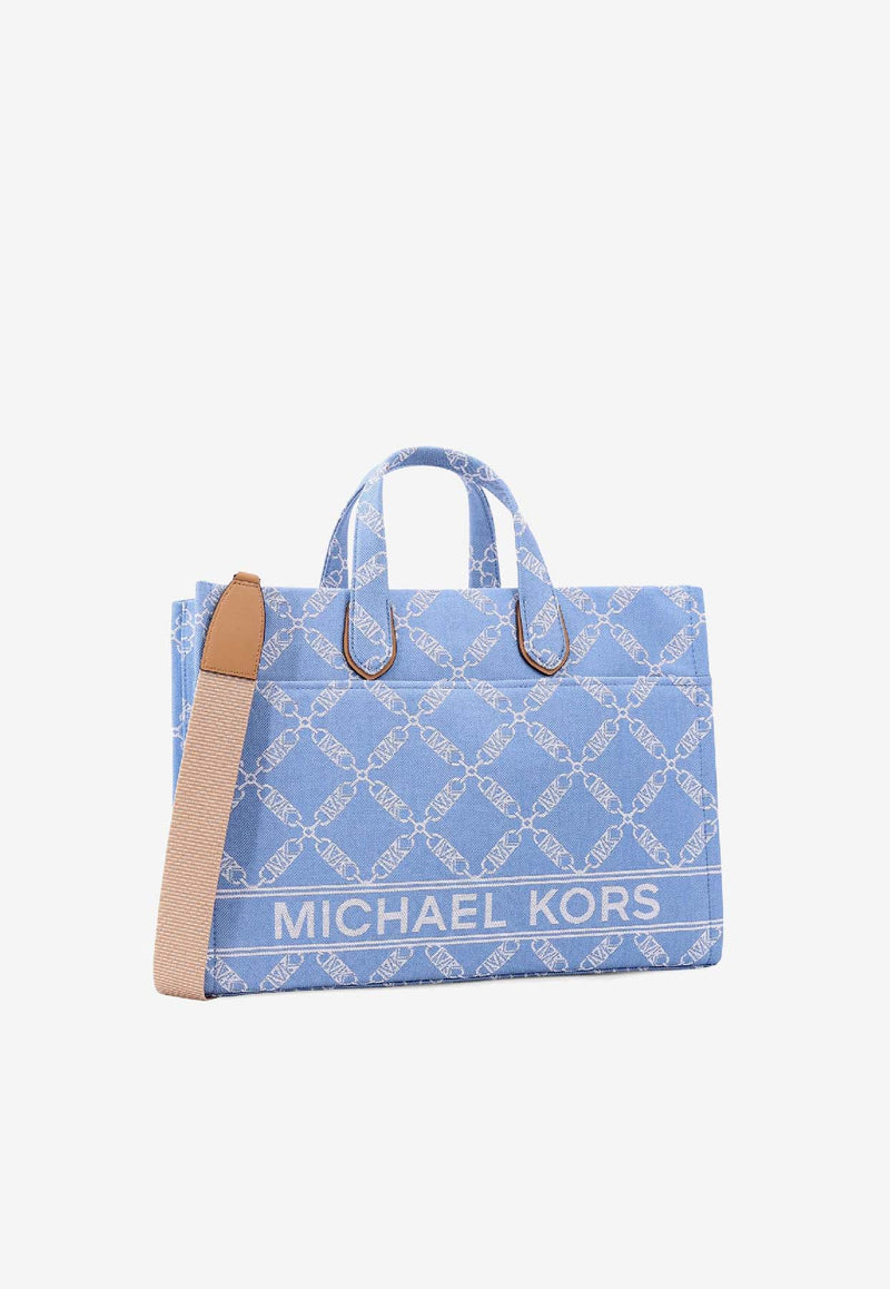 Michael Kors Large Gigi Empire Logo Tote Bag Blue 30R4G3GT3U_465_OneColor_29843370
