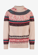 Sacai X Eric Haze Intarsia Knit Sweater Multicolor 2302982M_789_MultiColour_29844877