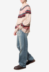Sacai X Eric Haze Intarsia Knit Sweater Multicolor 2302982M_789_MultiColour_29844877