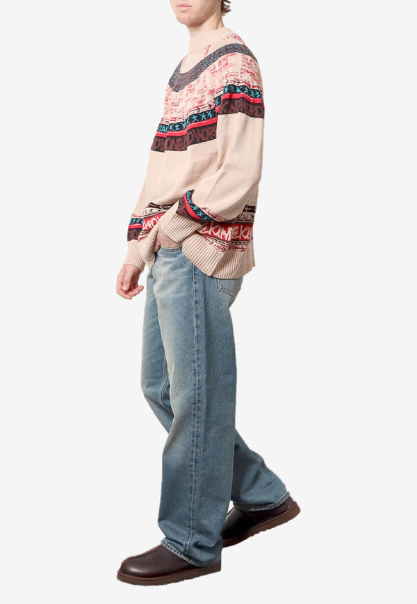 Sacai X Eric Haze Intarsia Knit Sweater Multicolor 2302982M_789_MultiColour_29844877