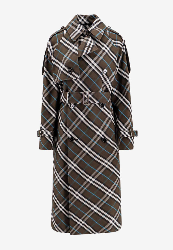 Burberry Signature Check Double-Breasted Trench Coat Multicolor 8095300_C1213_MultiColour_29841330