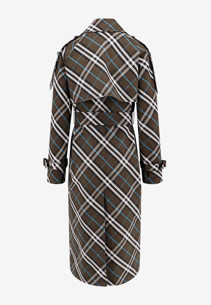 Burberry Signature Check Double-Breasted Trench Coat Multicolor 8095300_C1213_MultiColour_29841330