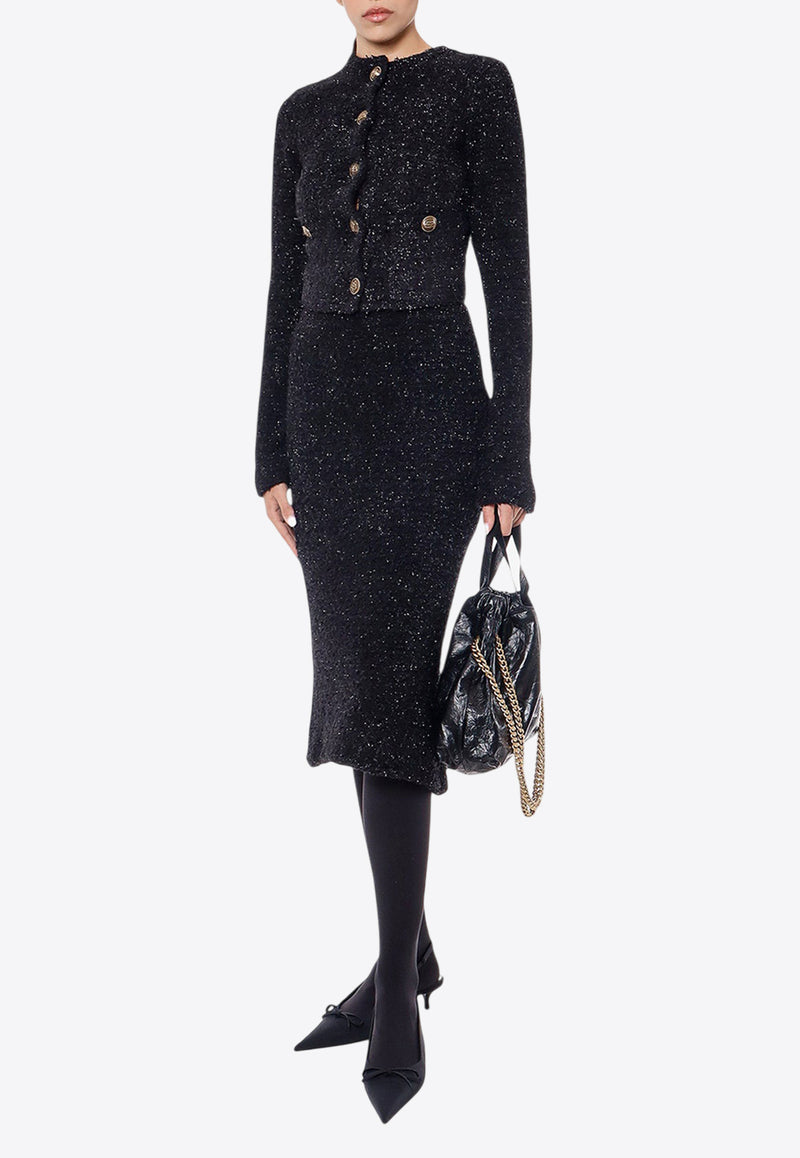 Balenciaga Tweed Knitted Midi Skirt Black 793601T3328_1000_Black_29848610