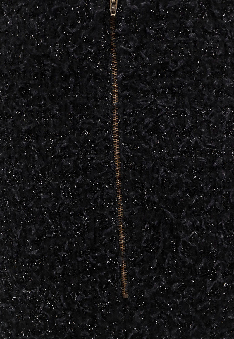 Balenciaga Tweed Knitted Midi Skirt Black 793601T3328_1000_Black_29848610