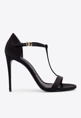 Dolce & Gabbana Keira 105 T-bar Satin Sandals Black CR1766A7630_80999_Black_29848112