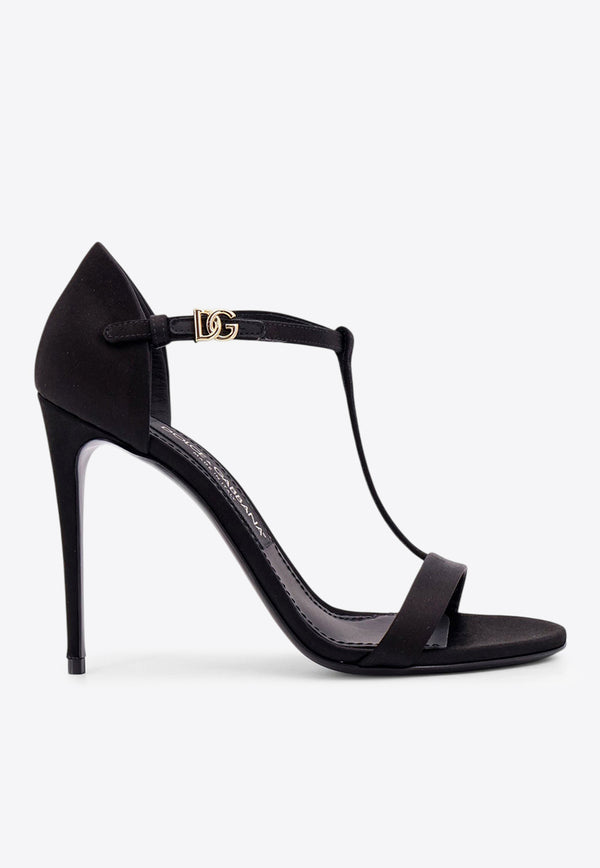 Dolce & Gabbana Keira 105 T-bar Satin Sandals Black CR1766A7630_80999_Black_29848112