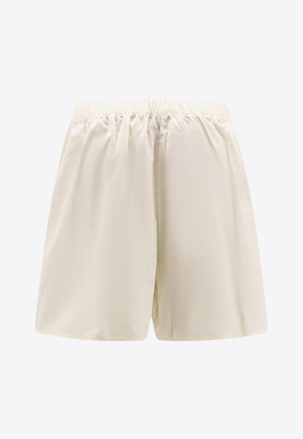 Miu Miu Logo Embroidered Shorts Beige SP9429SOOO10RG_F0304_Beige_29850867