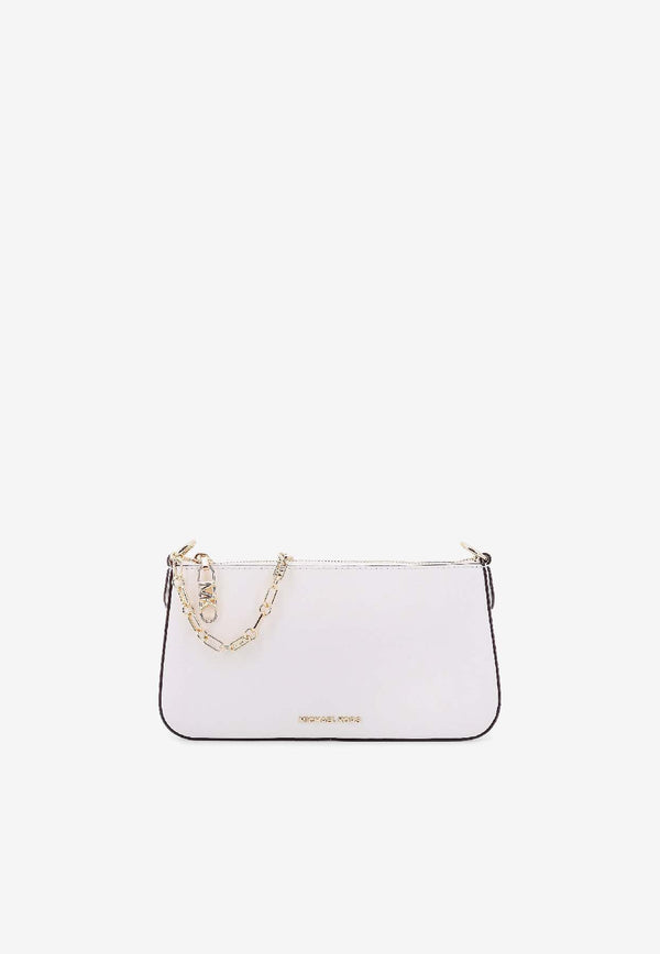 Michael Kors Empire Leather Shoulder Bag White 32H3G8EW6L_085_OneColor_29845156