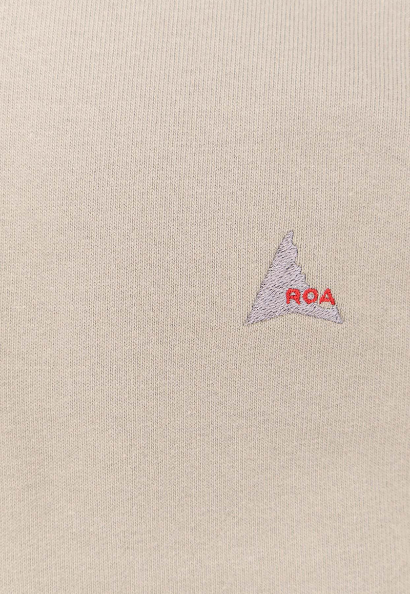 ROA Half-Zip Logo Sweatshirt Beige RBMW0334FA241_BEG0002_OneColor_31183866
