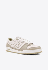 Fendi Match Leather Low-Top Sneakers Beige 7E1643AOMN_F1RT4_Grey_29850787
